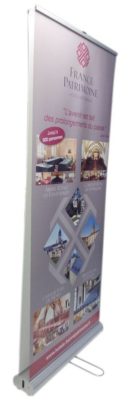 impression pvc avec roll-up recto verso