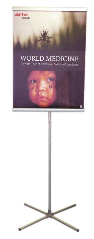 Impression kakemono sur pied ECO avec bache M1