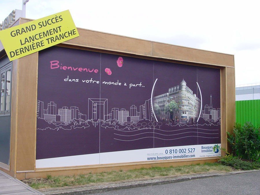 pour vous trompe l'oeil impression papier dos bleu