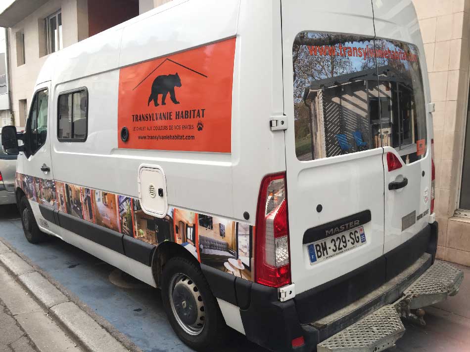 impression vinyle adhésif camionnette