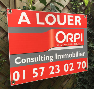 panneau immobilier