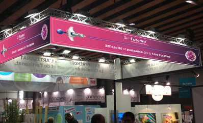 Banderole intérieure et stand