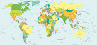 impression map monde